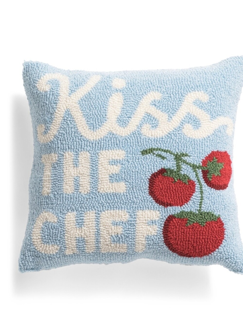 💕▪️Peking Handicraft ▪️16x16 Kiss The Chef Hooked Pillow